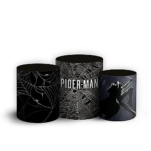 Trio Cilindro - Homem Aranha - Sublimado 3D + Elástico