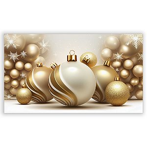 Painel Retangular - Fundo Fotografico Natal - Sublimado 3D