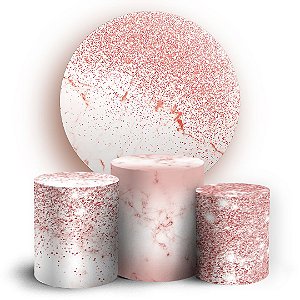 KIT Redondo e Trio - Glitter - Sublimado 3D