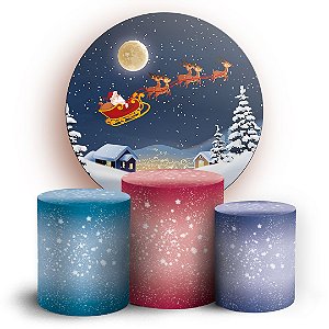 KIT Redondo e Trio -  Natal - Sublimado 3D