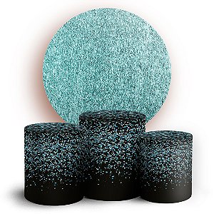 KIT Redondo e Trio - Glitter - Sublimado 3D