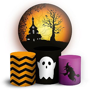 KIT Redondo e Trio - Halloween - Sublimado 3D