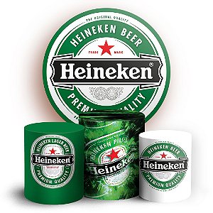 KIT Redondo e Trio - Heineken - Sublimado 3D