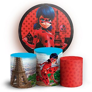 KIT Redondo e Trio - Ladybug - Sublimado 3D