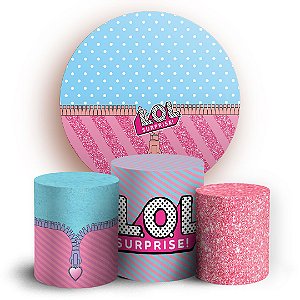 KIT Redondo e Trio - Lol - Sublimado 3D