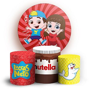 KIT Redondo e Trio - Luccas Neto - Sublimado 3D