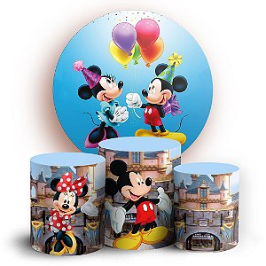 KIT Redondo e Trio - Mickey - Sublimado 3D
