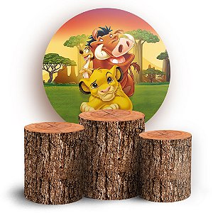 KIT Redondo e Trio - Rei Leão - Sublimado 3D