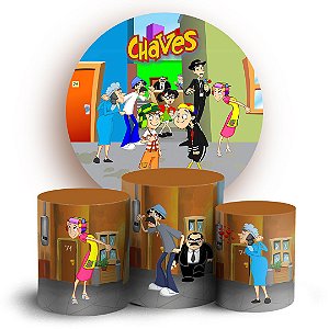 KIT Redondo e Trio - Chaves - Sublimado 3D