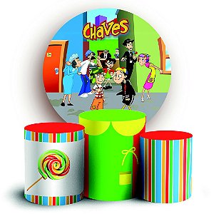 KIT Redondo e Trio - Chaves - Sublimado 3D