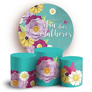 KIT Redondo e Trio - Dia das Mulheres - Sublimado 3D