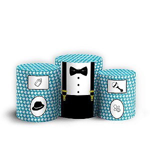 Trio Cilindro - Poderoso Chefinho - Sublimado 3D + Elástico