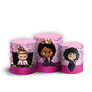 Trio Cilindro - Poderosa Chefinha - Sublimado 3D + Elástico