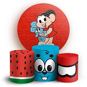 KIT Redondo e Trio - Turma da Monica - Sublimado 3D
