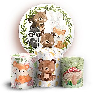 KIT Redondo e Trio - Safari - Sublimado 3D