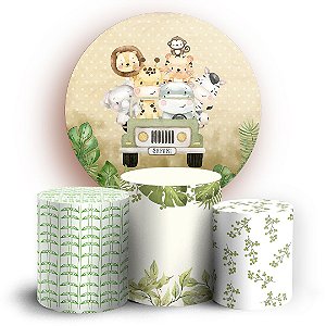 KIT Redondo e Trio - Safari - Sublimado 3D