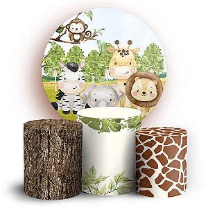 KIT Redondo e Trio - Safari - Sublimado 3D