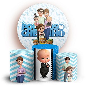 KIT Redondo e Trio - Poderoso Chefinho - Sublimado 3D