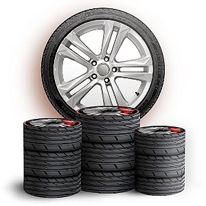 KIT Redondo e Trio - Pneu - Sublimado 3D