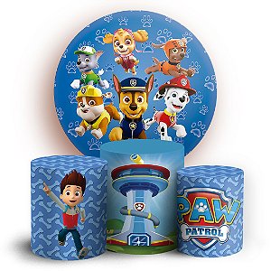 KIT Redondo e Trio - Patrulha Canina - Sublimado 3D