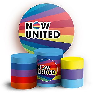 KIT Redondo e Trio - Now United - Sublimado 3D