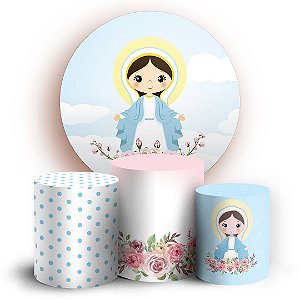 KIT Redondo e Trio - Nossa Senhora - Sublimado 3D