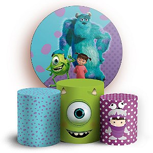 KIT Redondo e Trio - Monstros SA - Sublimado 3D