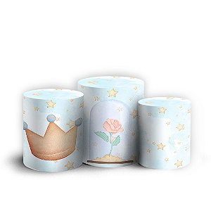 Trio Cilindro - Pequeno Principe - Sublimado 3D + Elástico