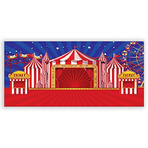 Painel Retangular - Circo - Sublimado 3D