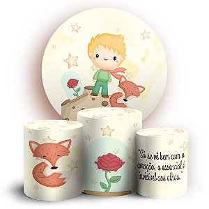 KIT Redondo e Trio - Pequeno Principe - Sublimado 3D