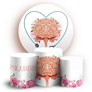 KIT Redondo e Trio - Psiquiatria - Sublimado 3D