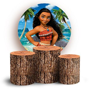 KIT Redondo e Trio - Moana - Sublimado 3D