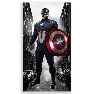 Faixa Lateral - Capitão America - Sublimado 3D