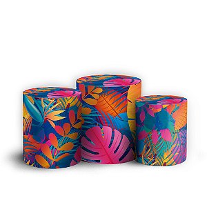 Trio Cilindro - Farofa - Sublimado 3D + Elástico