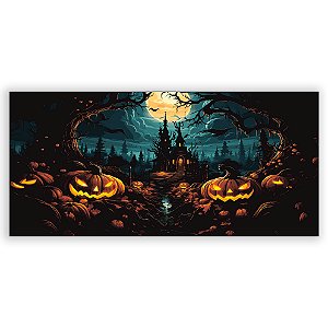 Painel Retangular - Halloween - Sublimado 3D