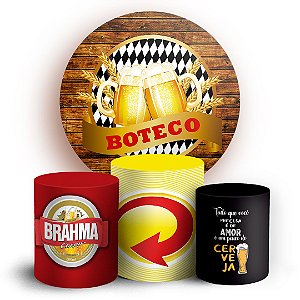 KIT Redondo e Trio - Boteco - Sublimado 3D