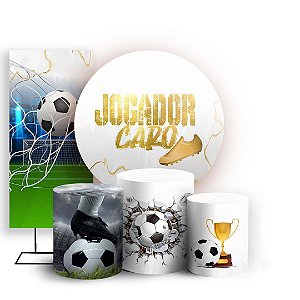 KIT Redondo Trio e Faixa - Jogador Caso - Sublimado 3D