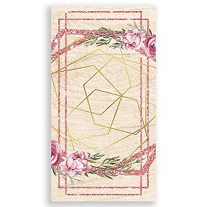 Faixa Lateral - Arabesco Floral - Sublimado 3D