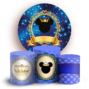 KIT Redondo e Trio - Mickey Realeza - Sublimado 3D