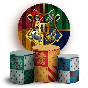 KIT Redondo e Trio - Harry Potter - Sublimado 3D