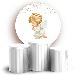 KIT Redondo e Trio - Batizado - Sublimado 3D