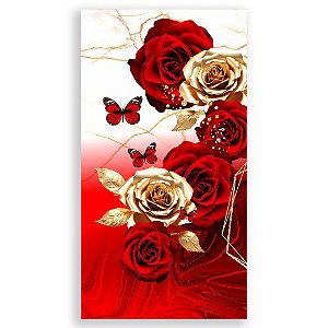 Faixa Lateral - Borboleta Floral - Sublimado 3D