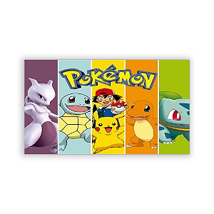 Painel Retangular - Pokemon - Sublimado 3D