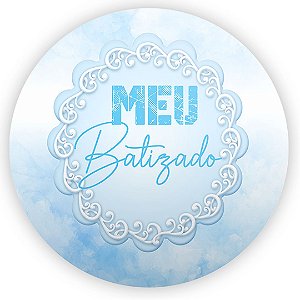 Capa Mini Painel Sublimado - Batizado