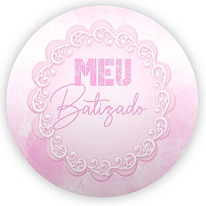 Capa Mini Painel Sublimado - Batizado