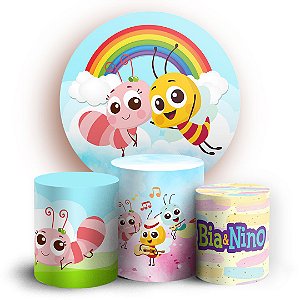 KIT Redondo e Trio - Bia e Nino - Sublimado 3D