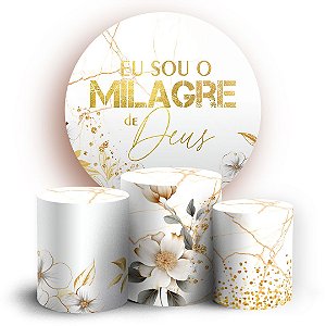 KIT Redondo e Trio - Religioso - Sublimado 3D