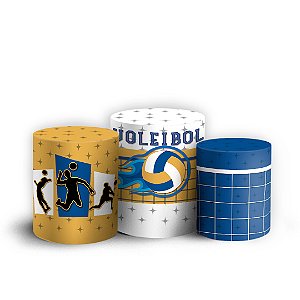 Trio Cilindro - Voleibol - Sublimado 3D + Elástico