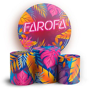 KIT Redondo e Trio - Farofa - Sublimado 3D
