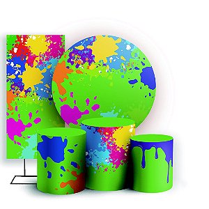 KIT Redondo Trio e Faixa - Slime - Sublimado 3D